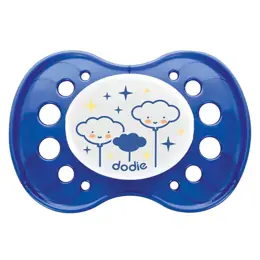 Dodie Sucette Anatomique Nuit Nuages Bleus +18 mois