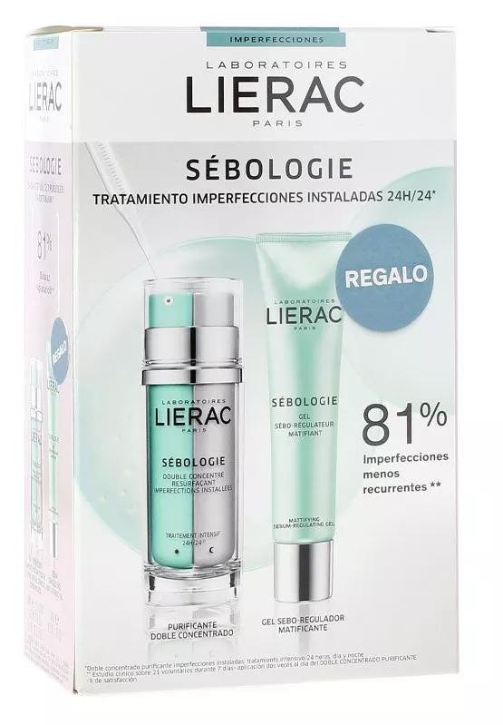 Lierac Sebologie Pack  Dupla concentrado Purificante 2x15ml + Oferta gel Matificante 40ml
