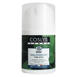 Coslys Homme Soin Hydratant Triple Action Bio 50ml