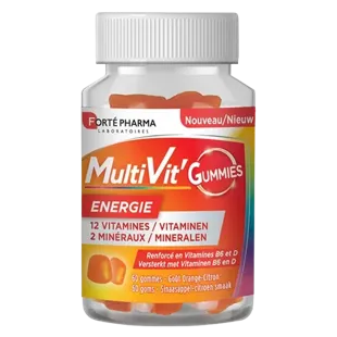 Forté Pharma Multivit' Gummies Energie 60 caramelle