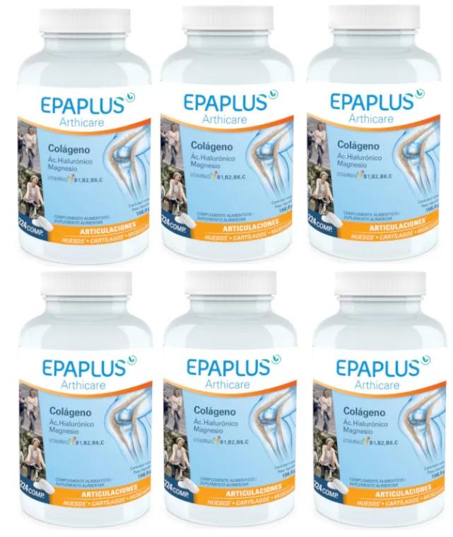 Epaplus Arthicare Collagène + Acide Hyaluronique + Magnésium 6x224 Comprimés