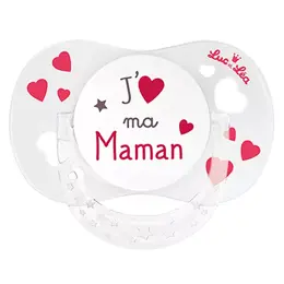 Luc et Léa Sucette Silicone 0-6m Maman