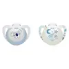 Nuk Sucette Starlight Silicone +0m Koala Bleu Étoiles Lot de 2