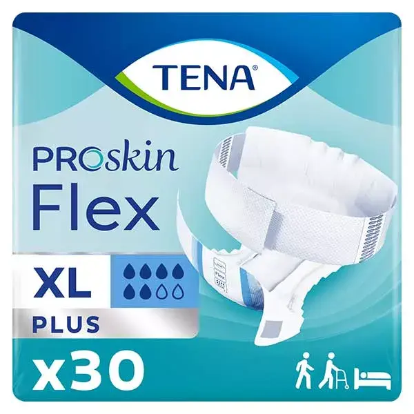TENA Proskin Flex Change Avec Ceinture Plus Taille XL 30 unités