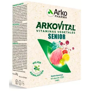 Arkopharma Arkovital Vitaminas Vegetales Senior 60 Cápsulas