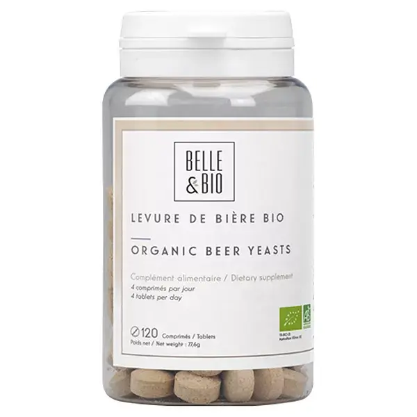 Belle & Bio Organic Brewer's Yeast 120 tablets