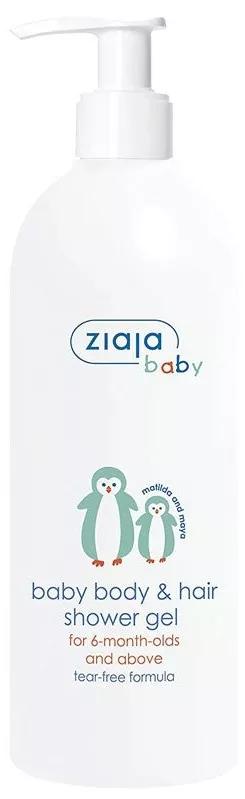 Ziaja Baby Douchegel voor Haar en Lichaam + 6m 400ml