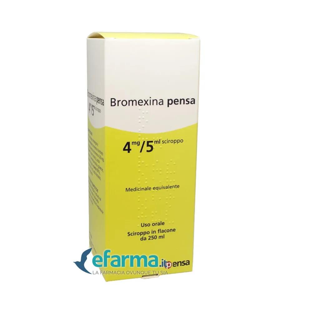 Pensa Pharma Bromexina  Sciroppo 4 Mg/5 Ml Tosse Flacone 250 ml