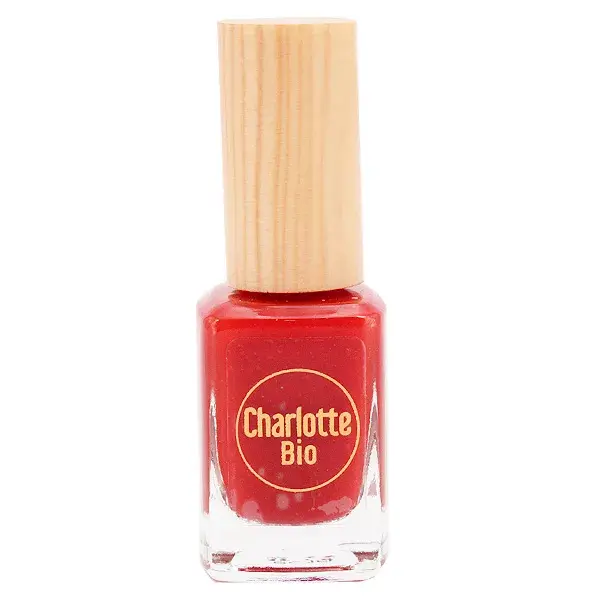 Charlotte Bio Les Ongles Biosourced Nail Polish Perfect Red 10ml