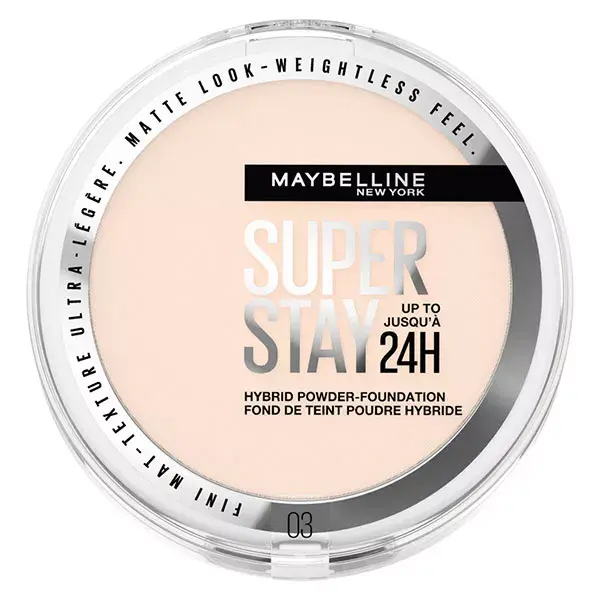 Maybelline New York Superstay 24h Fond de Teint Poudre Hybride N°03 9g