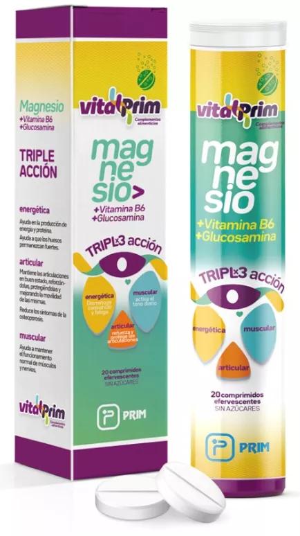 VitalPrim Magnésio 20 Comprimidos Efervescentes