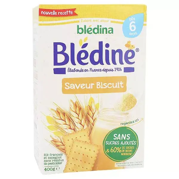 Blédina Blédine Céréales Saveur Biscuit +6m 400g