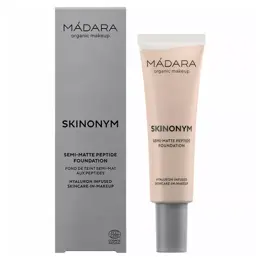 MÁDARA Skinonym Fond de Teint Semi-Mat aux Peptides N°20 Ivory 30ml