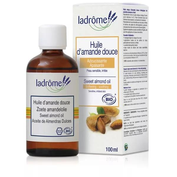 100ml gotas Ladrome aceite vegetal caso de tapa almendra dulce BIO