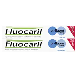 Fluocaril Cosmétique Bi-Fluoré 145mg Dentifrice Gencives Menthe Lot de 2 x 75ml