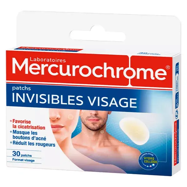 Mercurochrome First Aid Invisible Face Patches 30 units