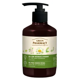 Gel Hygiène Intime Arbre à Thé et Calendula Greenpharmacy 370 ml