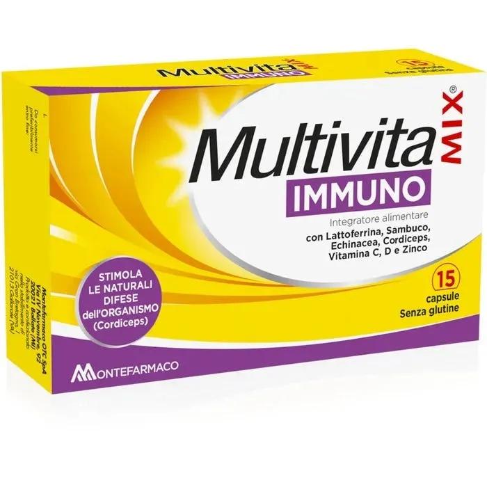 Multivitamix Immuno Integratore Per Le Difese Immunitarie 15 Compresse