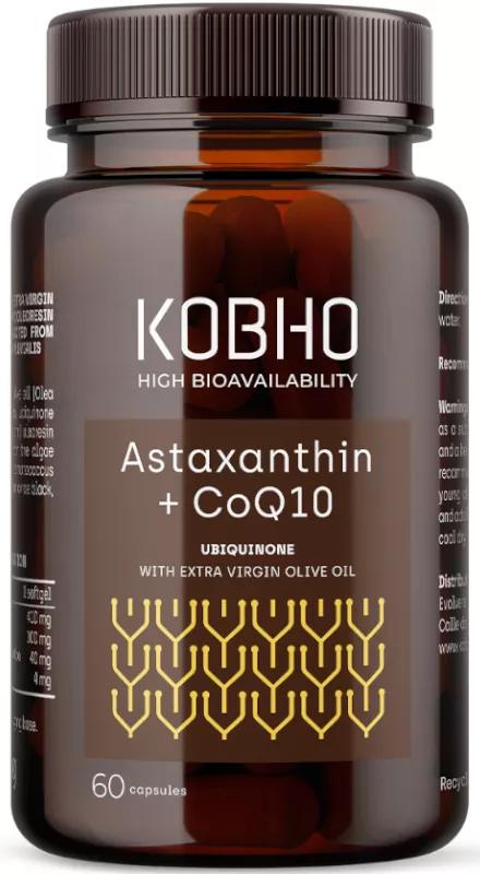 Kobho Labs Astaxanthine + CoQ10 60 gélules