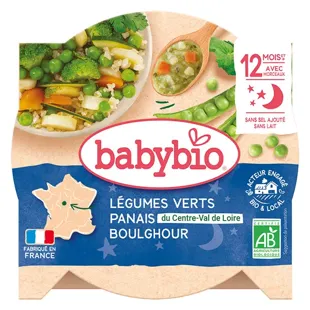 Babybio Bonne Nuit Assiette Verdure Pastinaca Boulghour dai 12 mesi 230g