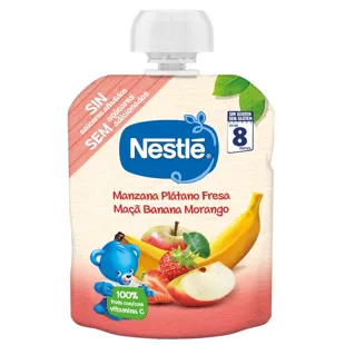 Nestle Apple, Banana and Strawberry Bag 90gr