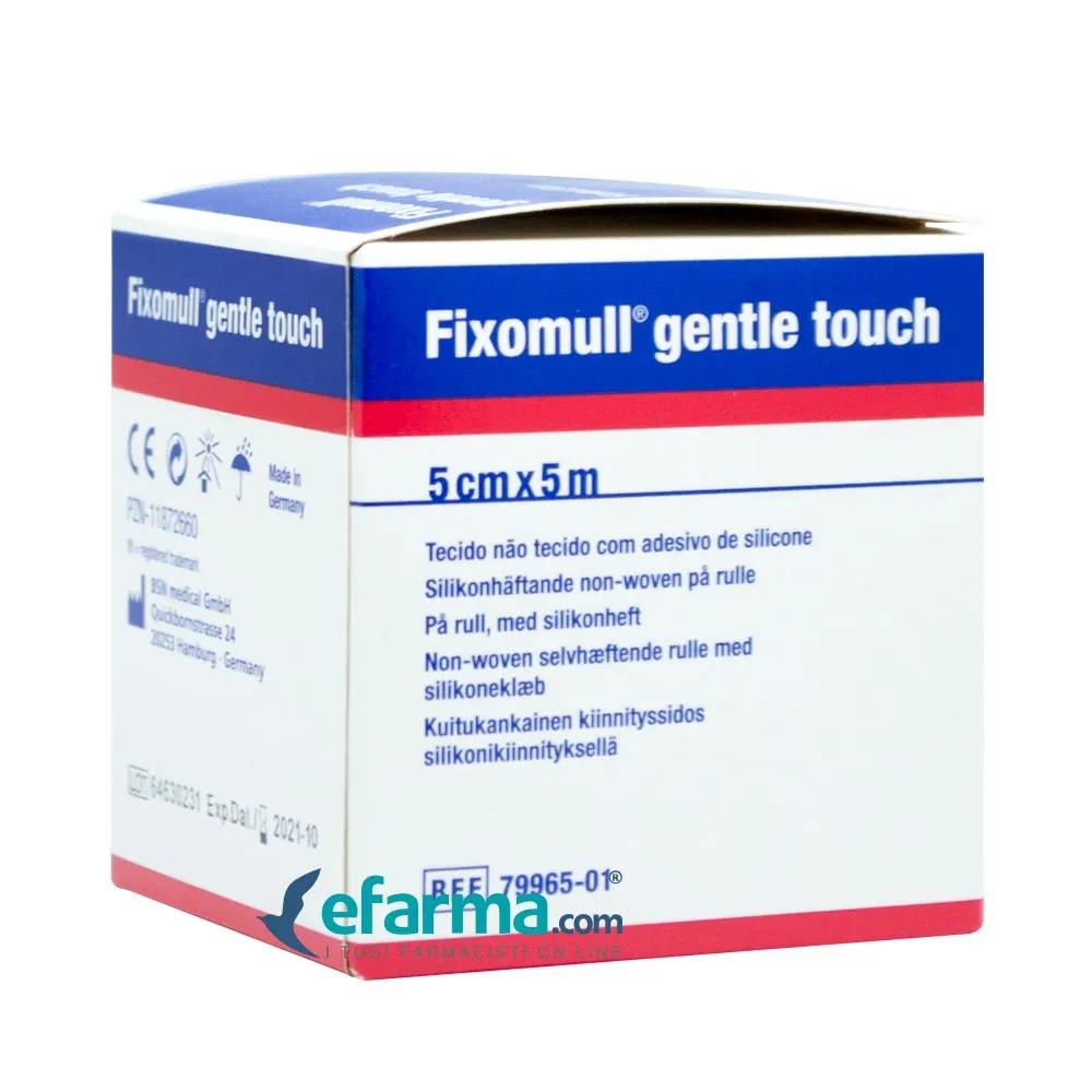 Fixomull Gentle Touch Benda di Fissaggio Ritagliabile 5cm x 5m