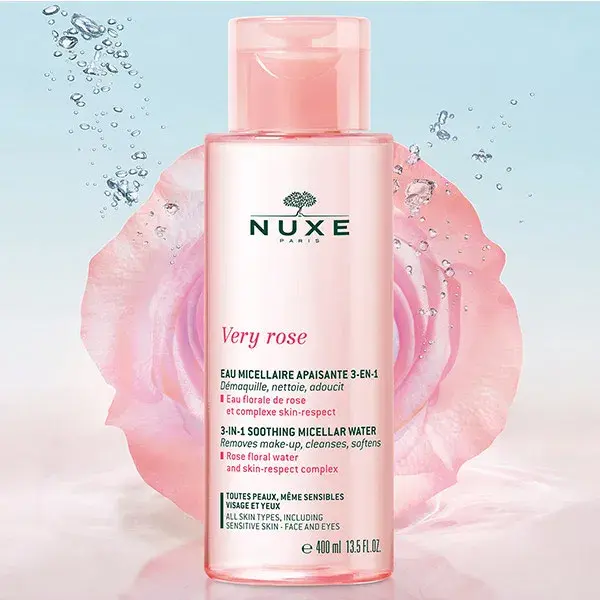 Nuxe Very Rose Eau Micellaire Apaisante 3 en 1 400ml