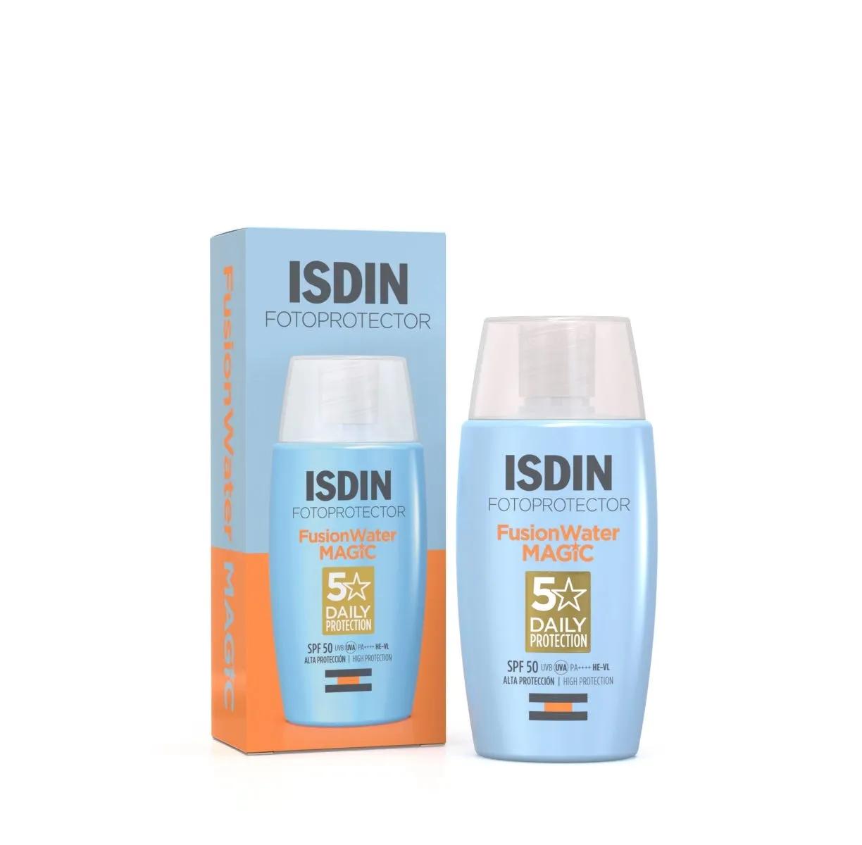 Fotoprotector ISDIN Fusion Water SPF 50 Protezione Solare Quotidiana 50 ml