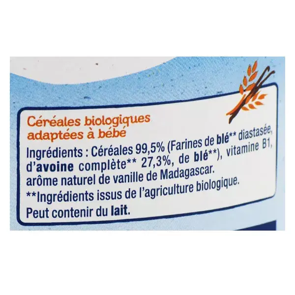 Nestlé Naturnes Céréales Vanille Bio 240g