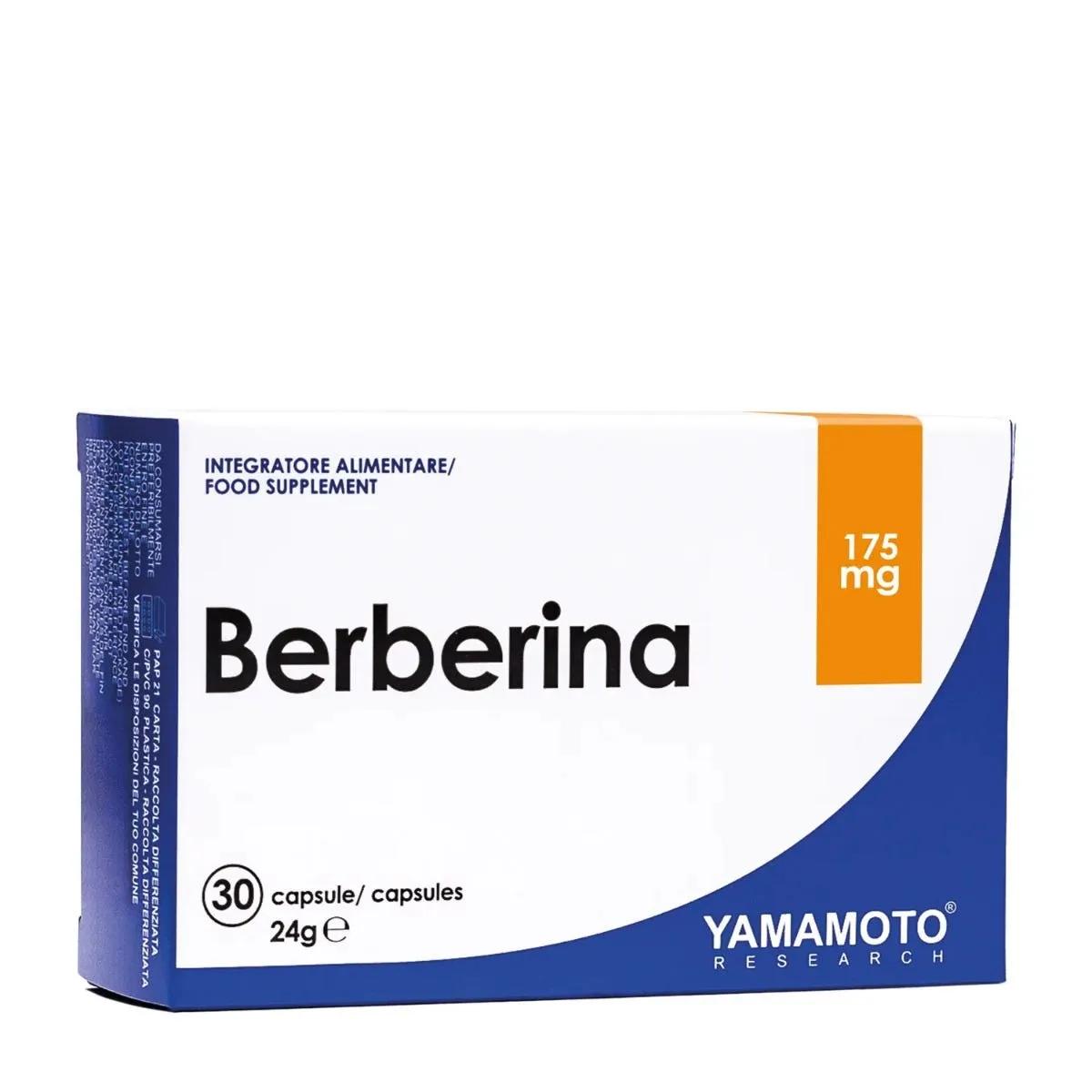 Yamamoto Research Berberina Integratore per la Salute Metabolica e Cardiovascolare 30 Capsule