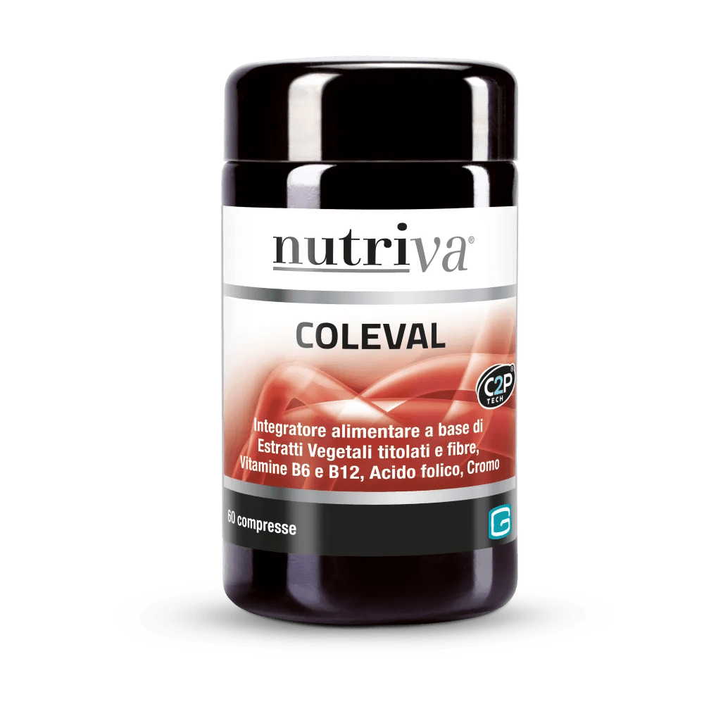 Nutriva Coleval Integratore Controllo Colesterolo e Trigliceridi  60 Compresse