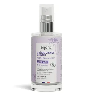 Endro Crema Viso Notte Collagene Effetto Rassodante 100% di origine naturale 50ml