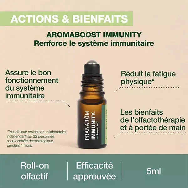 Pranarom Aromaboost Roller Immunity Bio 5 Ml