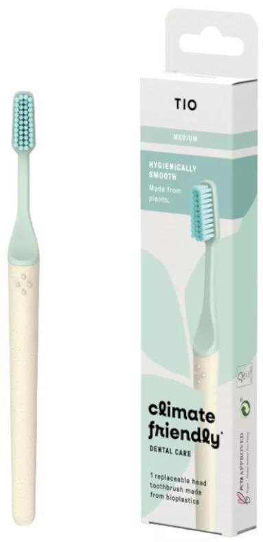 TIO Bioplastic Toothbrush Medium Removable Head