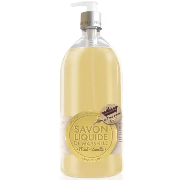The small baths of Provence liquid soap of marseille honey Vanilla 1 l