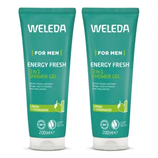 Weleda Duo Gel Doccia 3 in 1 Energy Fresh  2x200 ml