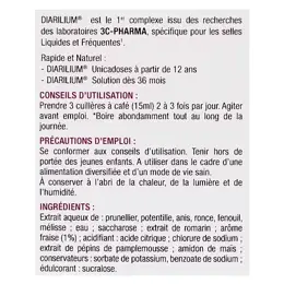 3C Pharma Diarilium Solution 125ml