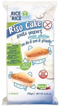 Rice&Rice Rico Cake Yogurt Merendine Senza Glutine 4x45 g