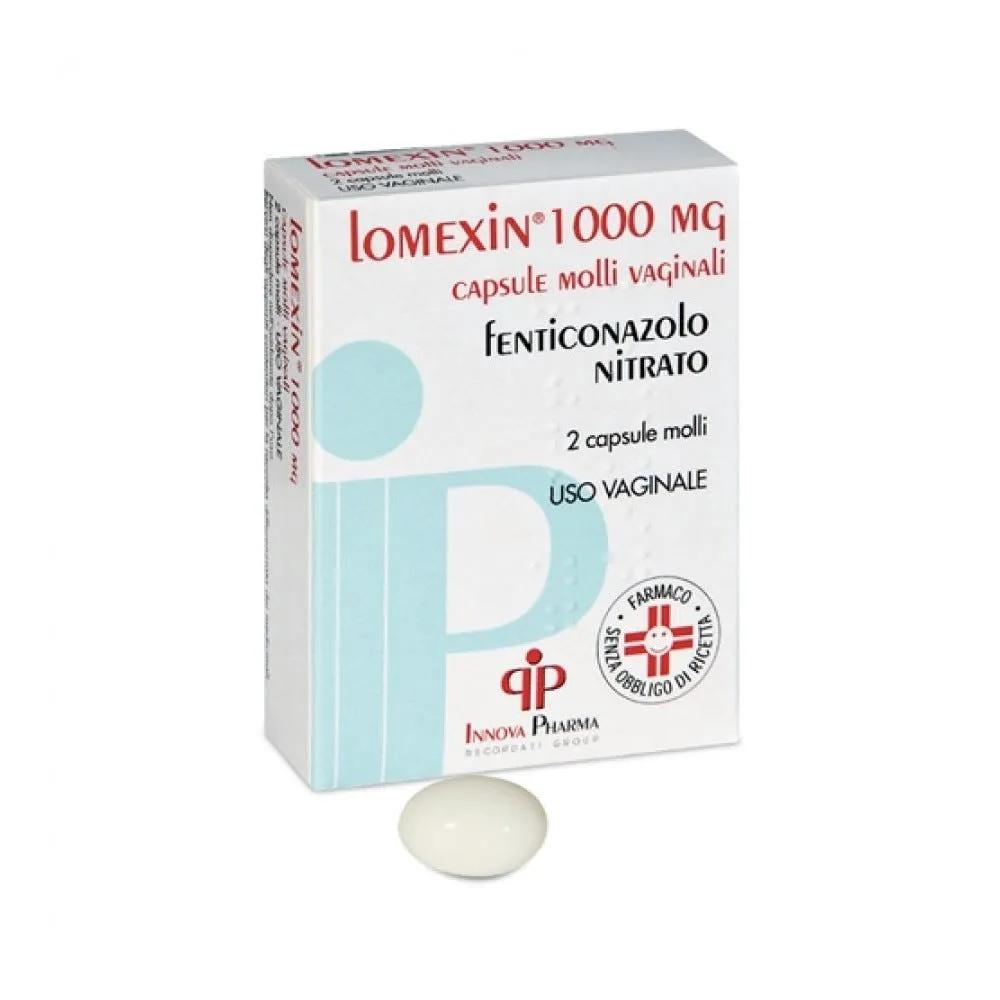 Lomexin Capsule Vaginali Morbide 2x1000mg