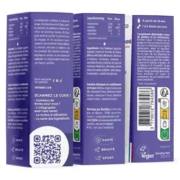 Nutri&Co Mélatonine 1,9mg avec Mélisse et Valériane Format Liquide 20mL