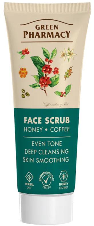 Green Pharmacy Honey and Coffee Facial Scrub 75 ml