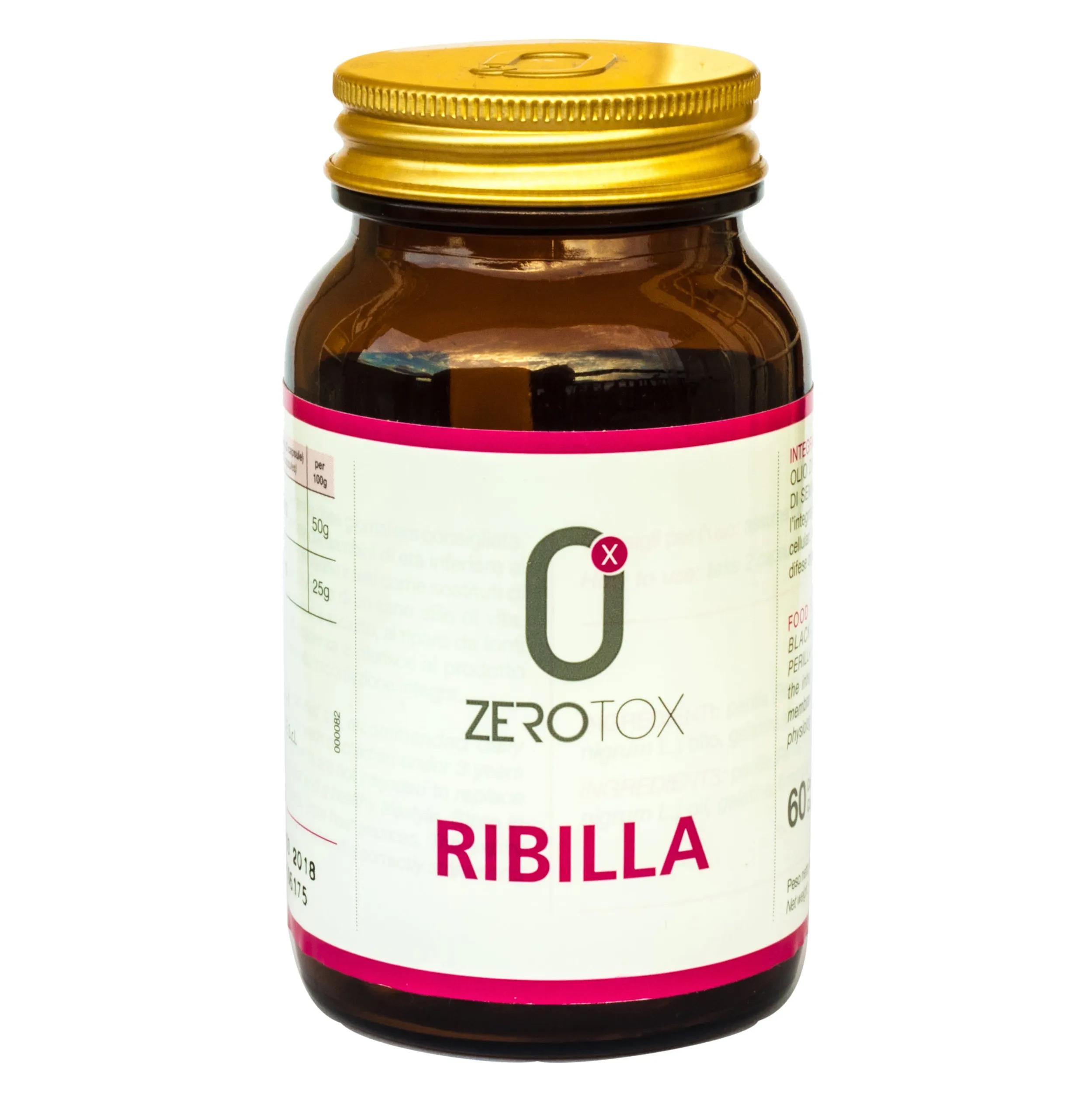 Zerotox Ribilla Integratore Olio di Perilla e di Ribes Nero 60 Compresse