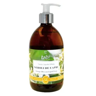 Tadé Méditerranée Sapone Liquido d'Alep Néroli de Capri Bio 500ml