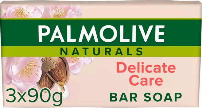 Palmolive Delicate Care Jabón Pastillas Almendras 3x90 gr