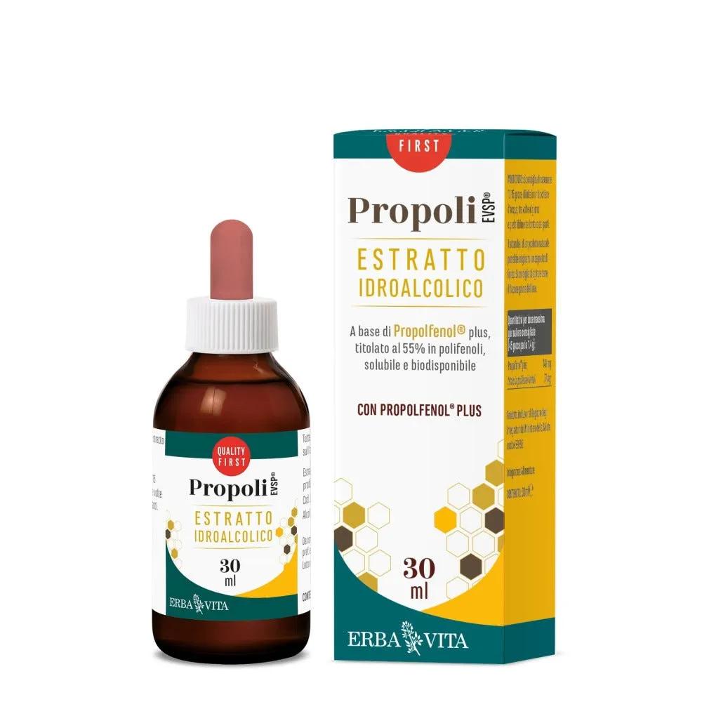 Erba Vita Propoli EVSP Estratto Idroalcolico Integratore per Sistema Immunitario 30 ml