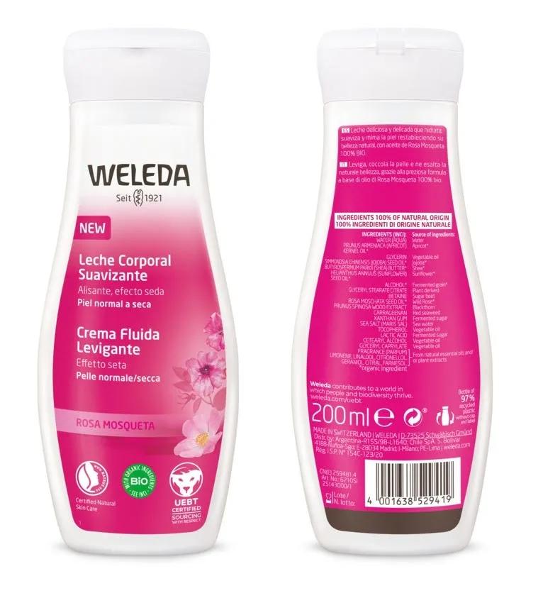 Weleda Crema Fluida Levigante Rosa Mosqueta 200 ml