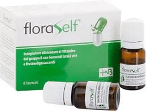 Floraself Integratore Intestinale 8 Flaconi da 10 ml