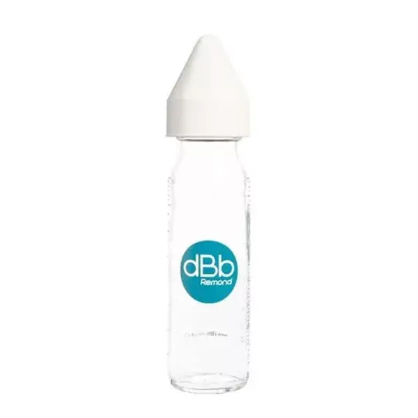 dBb Remond Régul'Air Glass Baby Bottle White 240ml