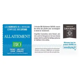 Dayang Infusion Bio Allaitement 20 sachets