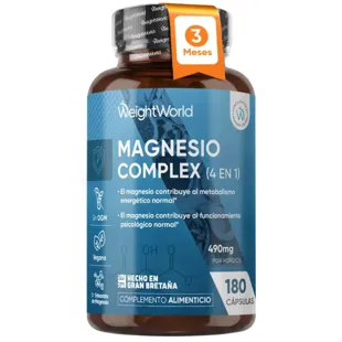 WeightWorld Magnesium Complex (4 in1) 490mg 180 Capsules